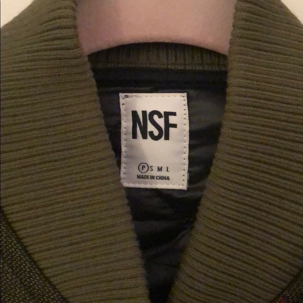NSF side zipper bomber jacket - Picture 4 of 4
